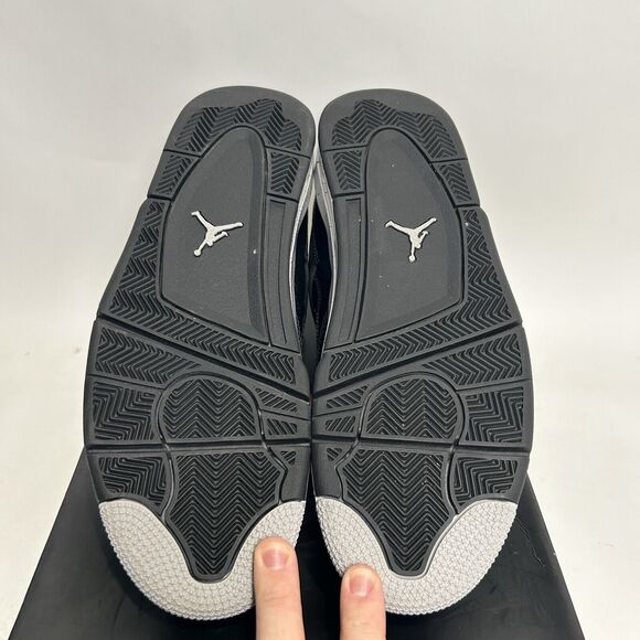 Nike Shoes Air Jordan 4 Retro Men\'s LS “Black Oreo” 2024 main image 6